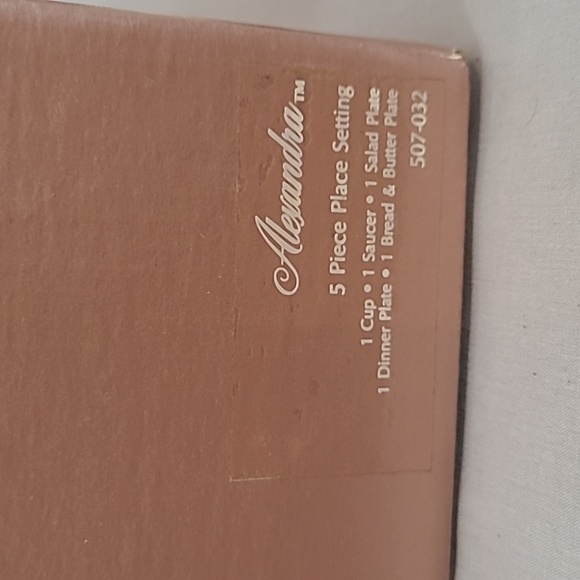 Pfaltzgraff Alexandra Bone China 5 Piece   Place Setting 507-032 - Picture 12 of 12